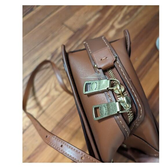 Coach Dreamer Brown Leather Satchel purse in excellent condition. - Picture 10 of 13